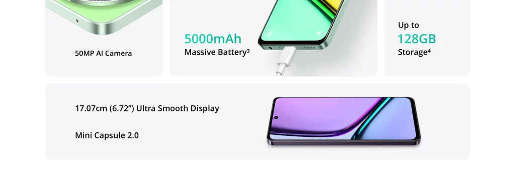 #Realme C67 battery