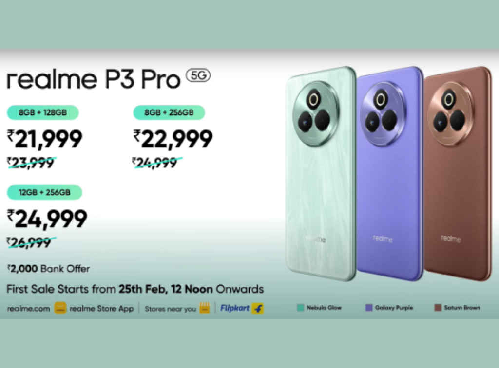 realme P3 Pro 5G price in india