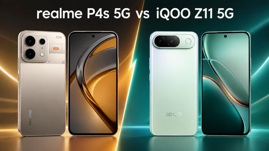 realme P4s 5G vs iQOO Z11 5G: डिस्प्ले, प्रोसेसर, कैमरा, बैटरी और कीमत की तुलना