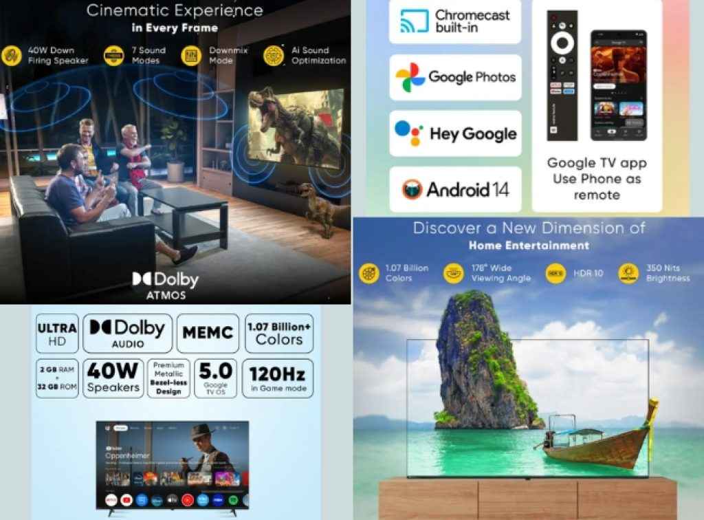 realme TechLife (65) 4K Smart Tv