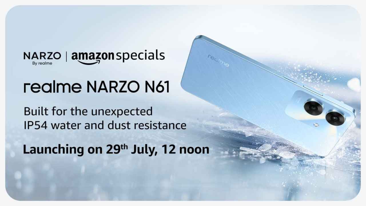 Realme Narzo N61 च्या भारतातील लॉन्च डेटची पुष्टी! तुमच्या बजेटमध्ये असेल का किंमत?  
