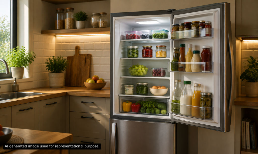 refrigerator door display cabinet