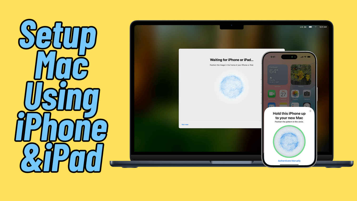 How to Set Up Your Mac Using Your iPhone or iPad
