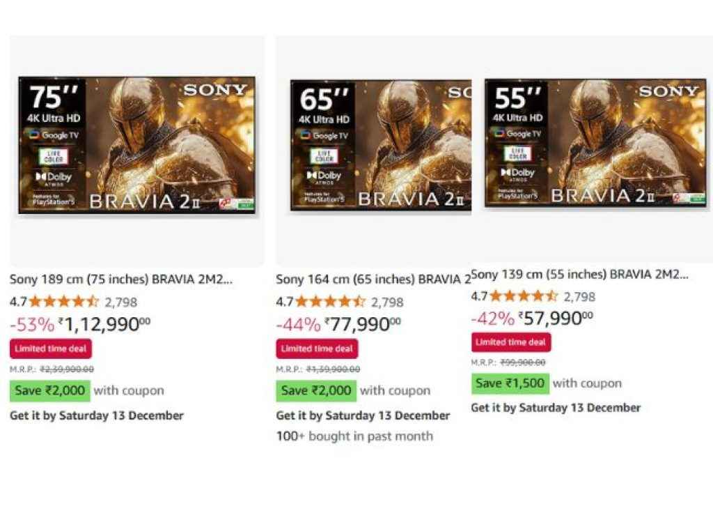 sony Tv deals