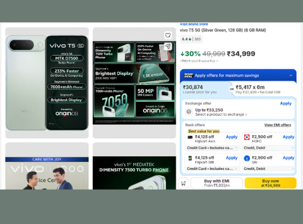 vivo T5 5G Phone gets biggest price discount