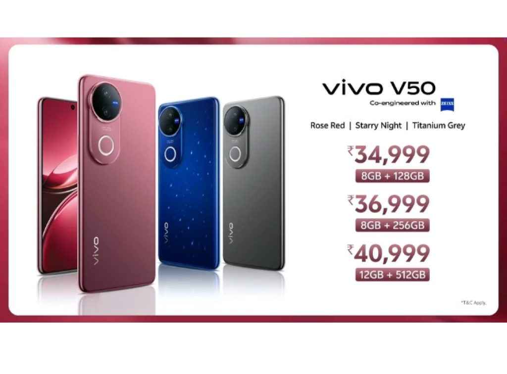 Vivo V50 Launched
