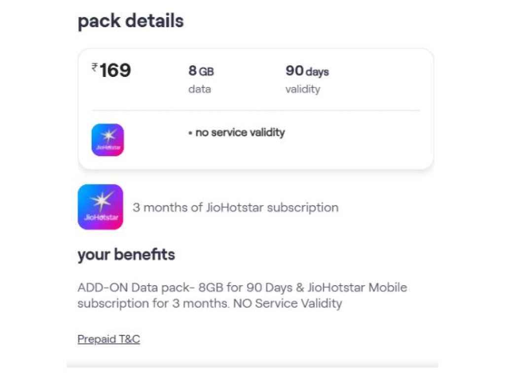 vodafone idea rs 169