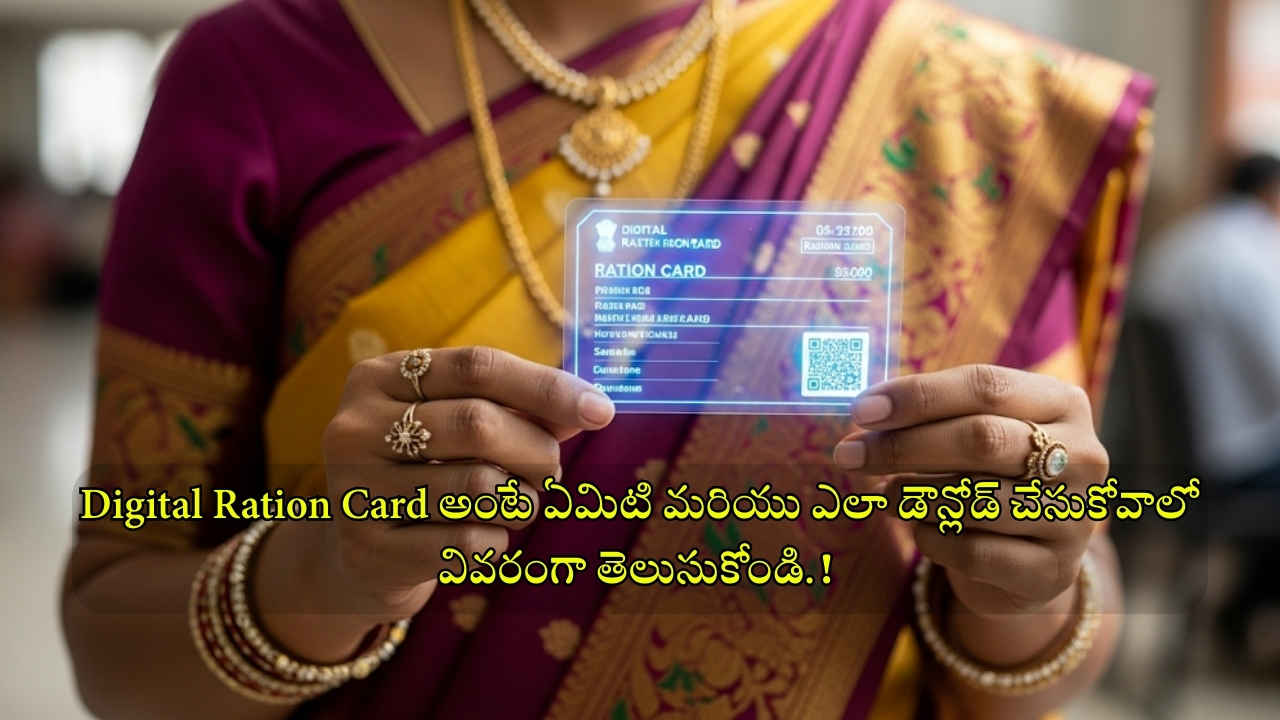 Digital Ration Card అంటే ఏమిటి మరియు ఎలా డౌన్లోడ్ చేసుకోవాలో వివరంగా తెలుసుకోండి.!
