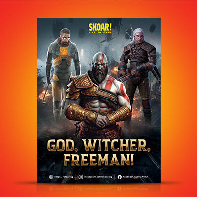 Skoar!-Poster_God,-Witcher,-Freeman!_Jul2026_400x400
