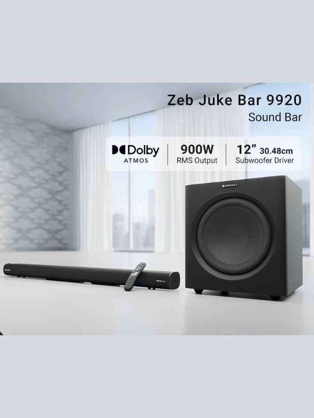 zebronics launched 900W Dolby Atmos soundbar